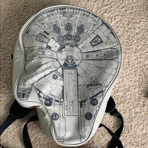 Millennium Falcon shaped backpack